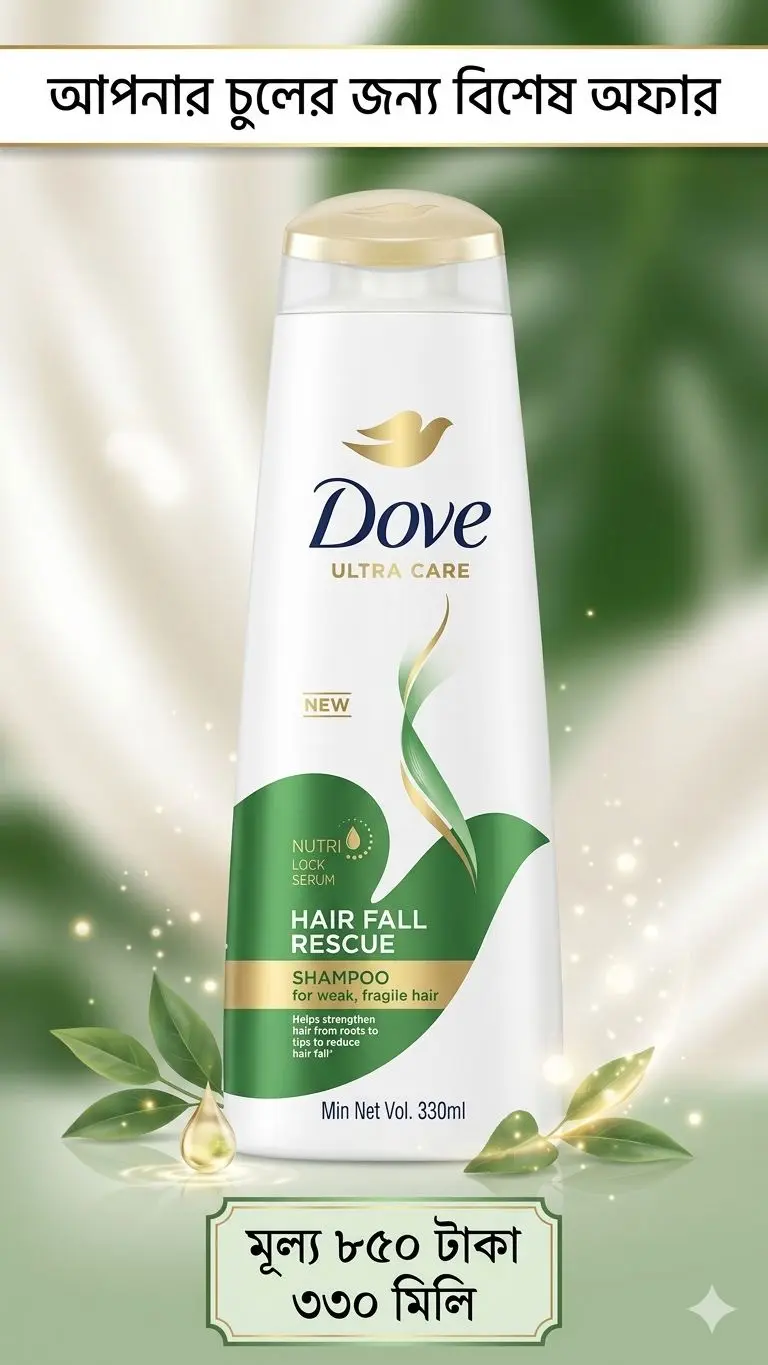 Gemini_Generated_Image_d4os1dd4os1dd4os (2) Dove Shampoo 330ml - Image 1