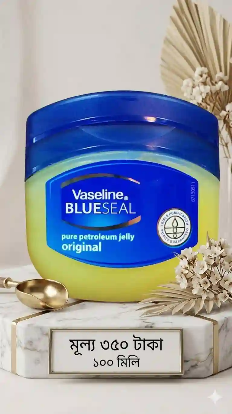 Gemini_Generated_Image_4w02904w02904w02 (1) Vaseline Blueseal Pure Petroleum Jelly Original – 100ml - Image 1