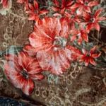 🌺 প্রিমিয়াম স্প্যানিশ ১-প্লাই ফ্লোরাল ব্ল্যাঙ্কেট (Made in Spain) 7 kg