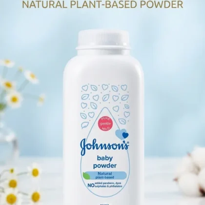 Johnson's Natural Plant-Based Baby Powder=200g