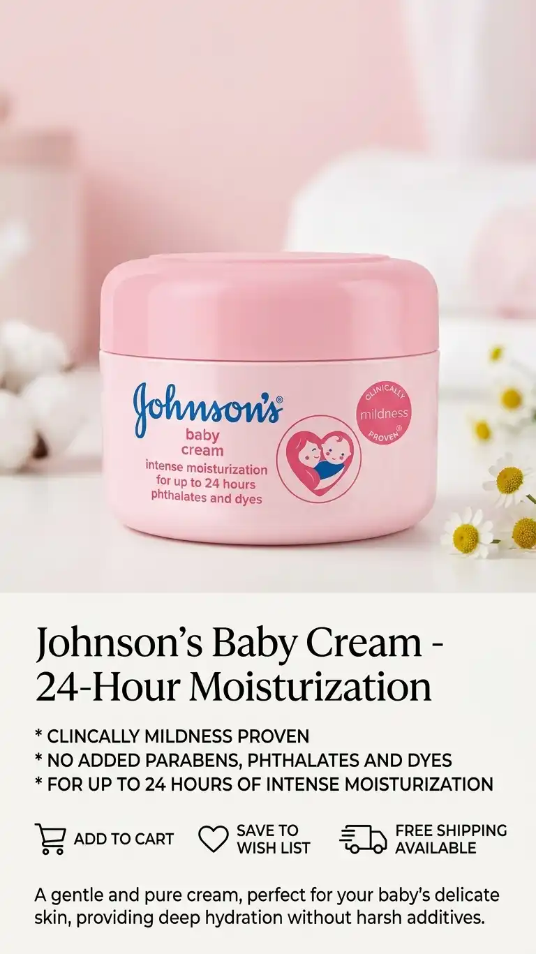 Gemini_Generated_Image_7lab2q7lab2q7lab Johnson's Baby Cream-100g - Image 1