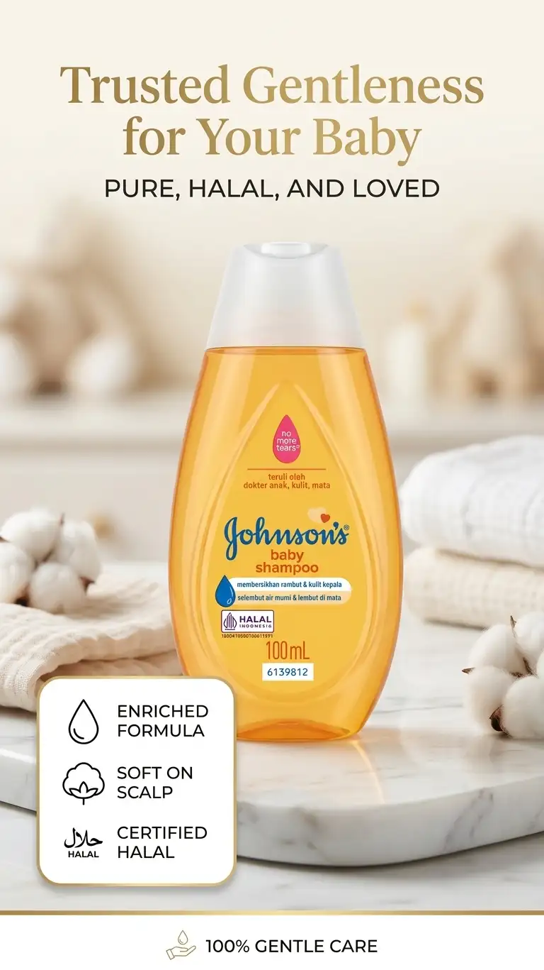 Gemini_Generated_Image_njkn2wnjkn2wnjkn Johnson's Baby Shampoo-100ml - Image 1