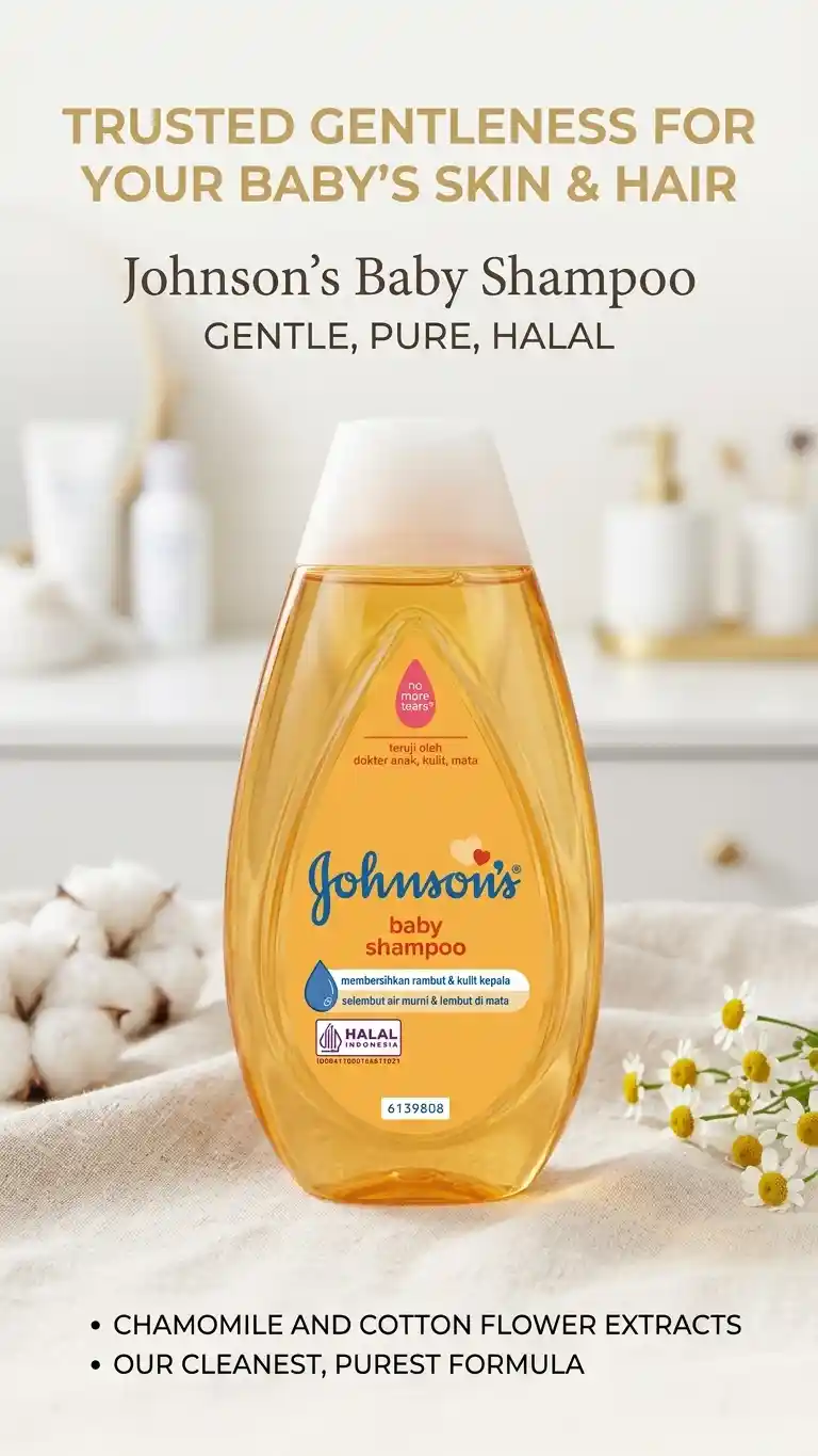 Gemini_Generated_Image_w417dow417dow417 Johnson's Baby Shampoo-200ml - Image 1